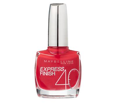 Maybelline Express Finish 30 Cherry nagellak Rood