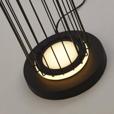 Searchlight Led vloerlampCircolo - EU54211-1BK