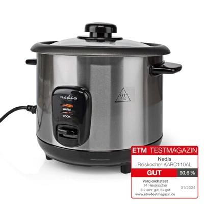 Nedis Rijstkoker | 1 l | 400 W | 1 stuks - KARC110AL KARC110AL