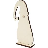 Creativ Company Kerstkabouter, h: 15 cm, d: 2,4 cm, b: 7 cm, dikte 3 mm, 1 stuk - thumbnail