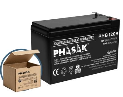 Batterij voor Ononderbreekbaar Stroomvoorzieningssysteem SAI Phasak PHB 1209 12 V