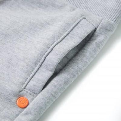 Kindershorts met trekkoord 140 grijs