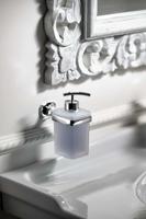 Zeepdispenser Sapho Aida Hangend 270 ML Chroom / Satijnglas - thumbnail