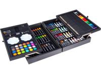 Artico 145-Delige Tekendoos/ Schilderset - in Houten Koffer - thumbnail