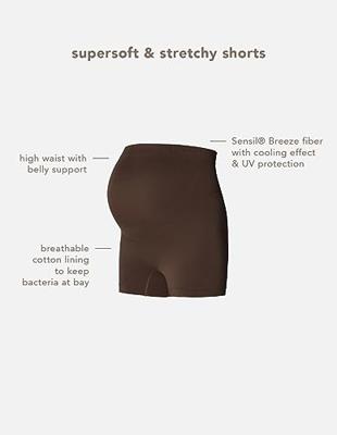 Noppies Lai Naadloze Sensil Zwangerschapsshort Hoog Coffee Bean