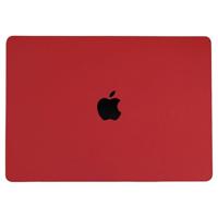Lunso MacBook Pro 14 inch (2021-2023) cover hoes - case - Sand Bordeaux Red - thumbnail