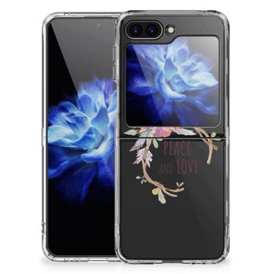 Samsung Galaxy Z Flip 5 Telefoonhoesje met Naam Boho Text