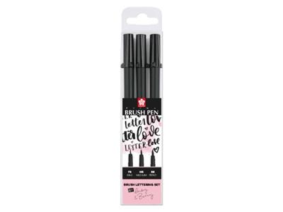 Sakura • pigma brush lettering pen 3pcs