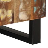 Tv-meubel 80x33x46 cm massief hout gerecycled en bewerkt hout - thumbnail