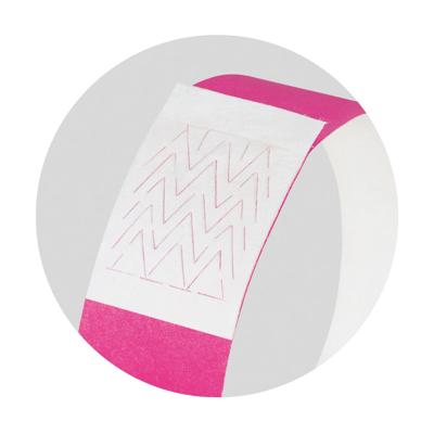 Sigel SI-EB210 Evenementenbandjes Super Soft, 255x25mm 120 Stuks Neon Roze
