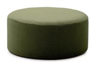 Kave Home Poef 'Kaeli' Bouclé, 90cm, kleur Donkergroen - thumbnail