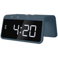 Digitale Wekker met Draadloze Oplader - Dual Alarmklok met Wake Up Light - Pacific Blue (HCG019QI-PB) - thumbnail