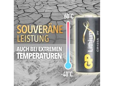 GP Lithium batterij CR123A 1 stuk - thumbnail