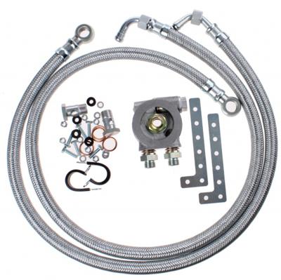 Racimex inbouwset oliekoeler 3/4 inch met thermostaat THS chroom Racimex inbouwset oliekoeler 3/4 inch met thermostaat THS chroom