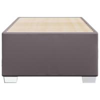 Bedframe kunstleer grijs 100x200 cm - thumbnail