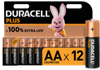 Duracell Plus AA-batterijen (12 stuks) - 1,5V-alkaline batterijen - Gaan tot 100% langer mee - Betrouwbaar voor dagelijks gebruikte apparaten - 0% plastic verpakking - 10 jaar te bewaren - LR6 MN1500 - thumbnail