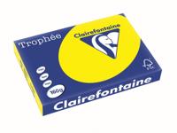 Clairefontaine Trophée Intens, gekleurd papier, A3, 160 g, 250 vel, zonnegeel - thumbnail