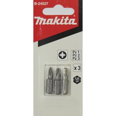 Makita Accessoires Schroefbitset PZ 3-delig - B-24527 B-24527