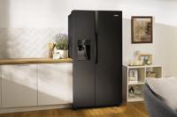 Etna AKV578IZWA Amerikaanse koelkast Zwart - thumbnail