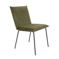 Wants&Needs Furniture eetkamerstoel floke velvet olive 83 x 54 x 56 - thumbnail