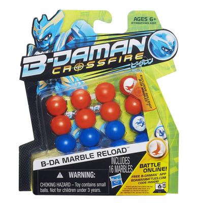 Hasbro B-daman Crossfire Balls 16 Stuks