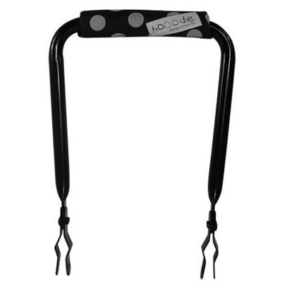 Rugsteun Rugleuning zwart met White Small Dots rugkussentje