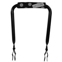 Rugsteun Rugleuning zwart met White Small Dots rugkussentje - thumbnail