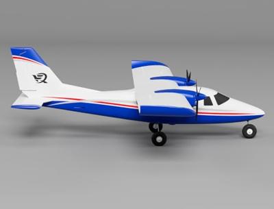 XFLY P68 Twin 850MM Wingspan ARTF - Blauw