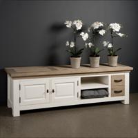 Tower Living TV-meubel 'Parma' 190 cm, kleur wit - thumbnail