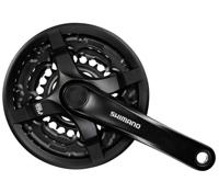 Shimano crankstel tourney cg triple 28-38-48 175mm zw. -4mm - thumbnail
