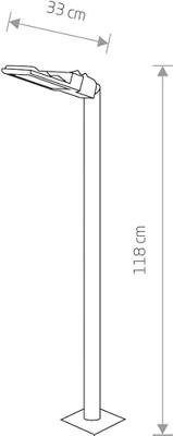 Lyora PadverlichtingPathway Led S zwart - 9420