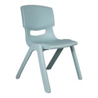 Kinderstoeltje 36x32x53 cm Plastic/Pastel Blauw - thumbnail