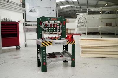 Theo Klein Bosch speelgoed werkbank kindergereedschap - thumbnail