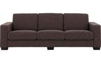 Goossens Bank N-joy Divana bruin, stof, 4-zits, stijlvol landelijk - thumbnail