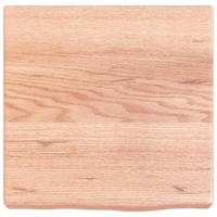 VidaXL Wastafelblad 40x40x(2-6) cm behandeld massief hout lichtbruin - thumbnail