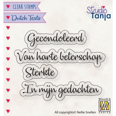 Nellie's Choice • clear stempel nederlands gecondoleerd etc