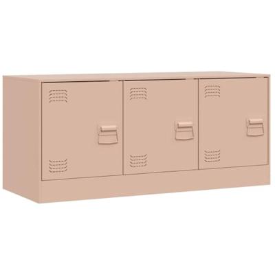 Tv-meubel 99x39x44 cm staal roze