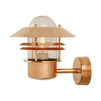 Wandlamp voordeur modern koper &apos;Blokhus&apos; Nordlux E27 fitting 25 cm - thumbnail
