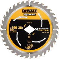 DeWALT Cirkelzaagblad voor Hout | Extreme Runtime | Ø 190mm Asgat Ruit 36T - DT40271-QZ - thumbnail