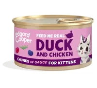 Cat kitten chunks duck/chicken 85g Edgard & Cooper - Edgard en cooper - thumbnail