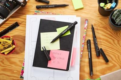 Fineliner STABILO dr!ver fijn groen | 5 stuks