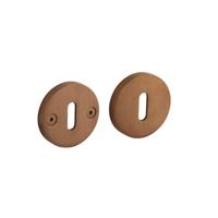 Intersteel sleutelrozetten Shiraat ø55x8 mm eenzijdig verdekt - PVD koper mat - thumbnail