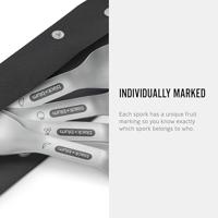 Black+Blum Spork roestvrijstalen set van 4 - thumbnail