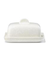 HEMA Botervloot 14x15x9cm aardewerk spikkel groen (groen) - thumbnail