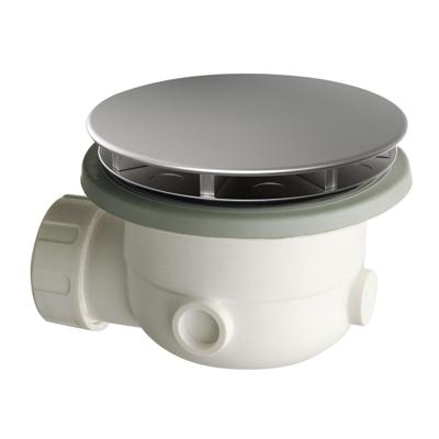 Douchebakafvoer Xenz Pure | 90 mm | Met afdekkap | RVS