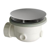 Douchebakafvoer Xenz Pure | 90 mm | Met afdekkap | RVS - thumbnail