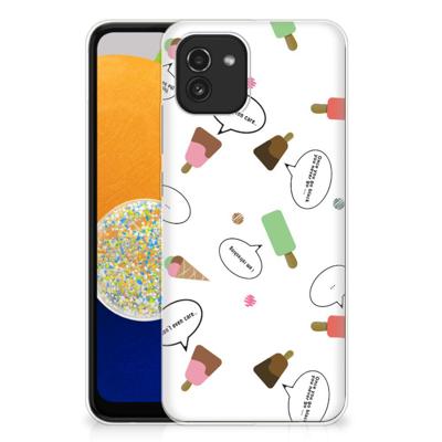 Samsung Galaxy A03 | Siliconen Case | IJsjes Samsung Galaxy A03 | Siliconen Case | IJsjes