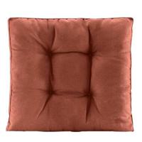 Loungekussen Florence zitting - terracotta - 60x60x8 cm - thumbnail
