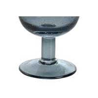Set van bekers Home ESPRIT Blauw Kristal 300 ml 8 x 8 x 14 cm (6 Stuks) - thumbnail