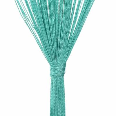 Koordgordijnen 2 st turkoois 100x250 cm